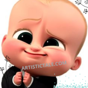 Cartoon Characters Having Big Heads-Boss Baby