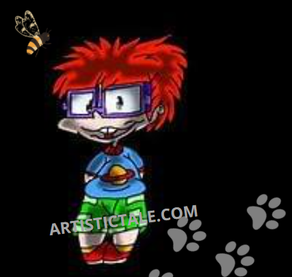 Cartoon Characters Having Big Heads- Chuckie Finster