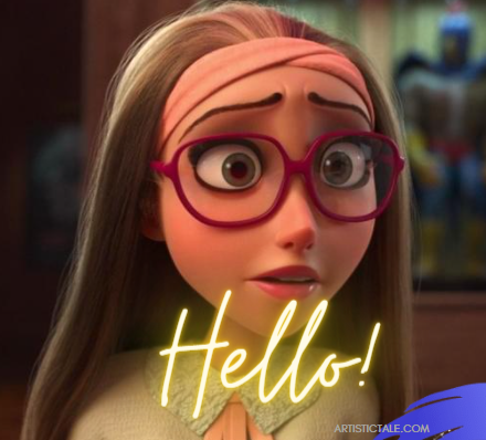 female cartoon characters with glasses
