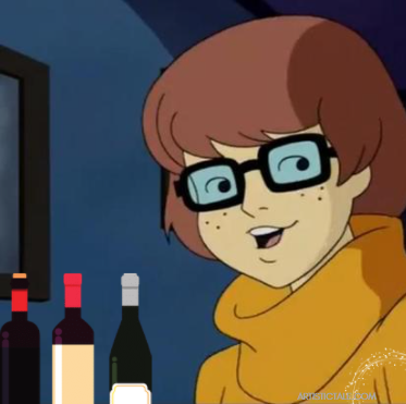 female cartoon characters with glasses-Velma Dinkley 