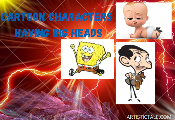 Cartoon Characters With Big Heads