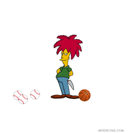 Cartoon Characters With Curly Hair - Sideshow Bob