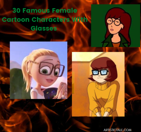 Female Cartoon Characters With Glasses