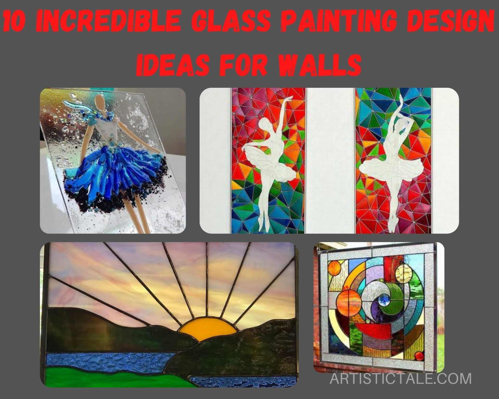 Glass painting design