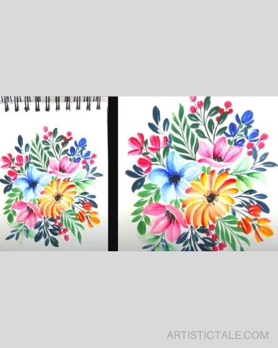 Easy flower painting ideas for beginners