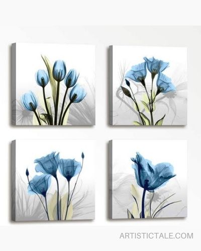Easy flower painting ideas