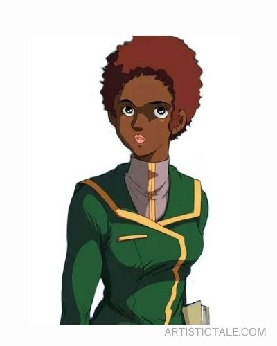 Black anime characters to draw