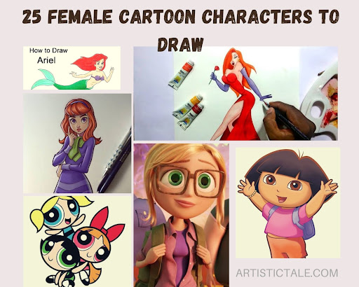 female cartoon characters