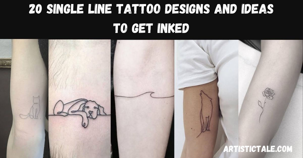 20 Amazing Single Line Tattoo Designs And Ideas To Get Inked