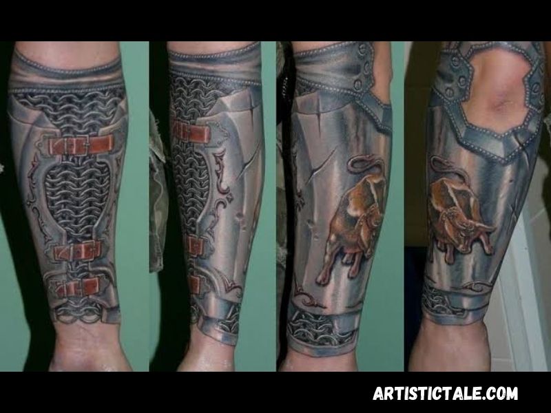 Forearm Armor Tattoo
