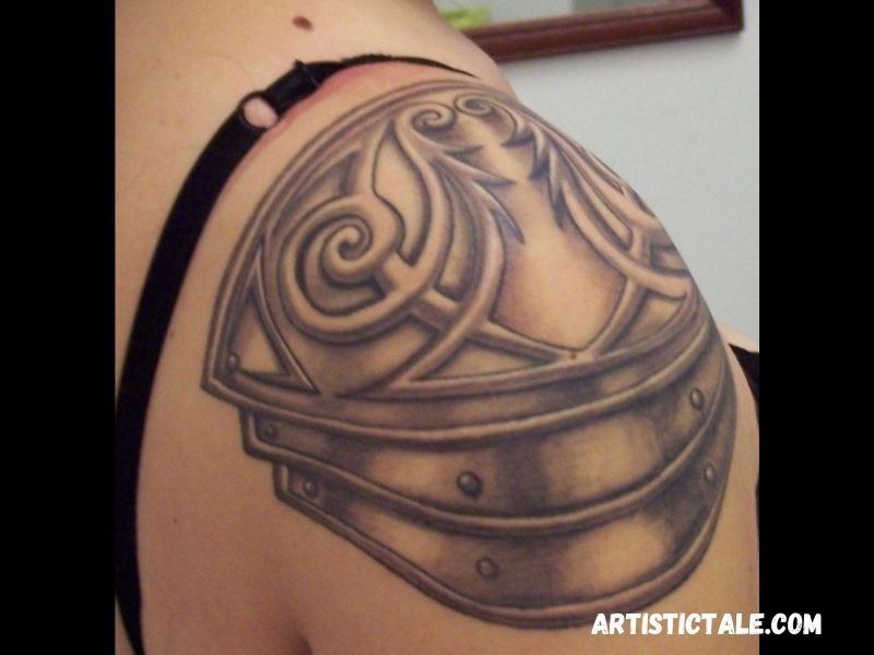 Roman armor tattoo