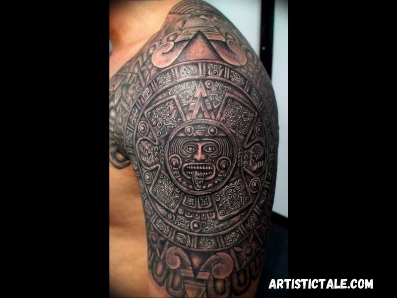 Aztec Armor Tattoo