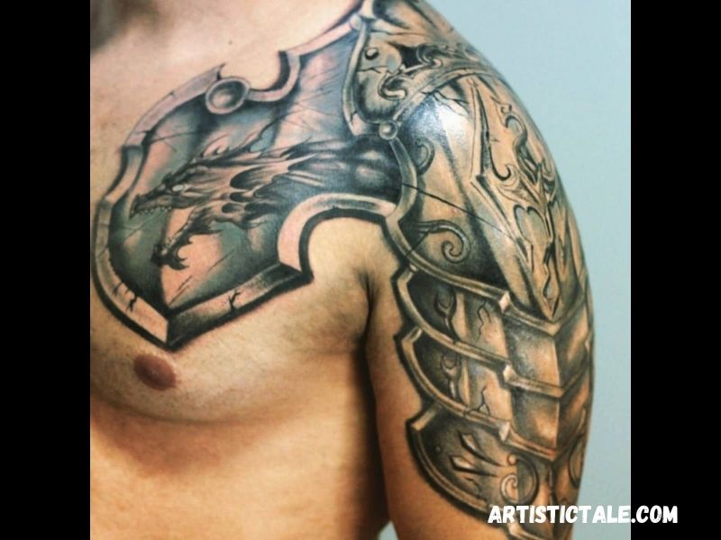 Dragon Armor Tattoo 