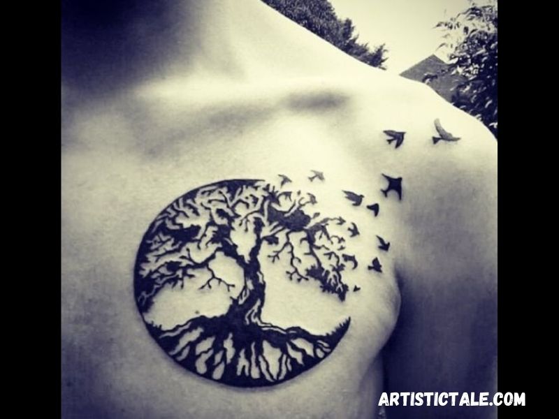 Celtic Oak Tree Tattoo