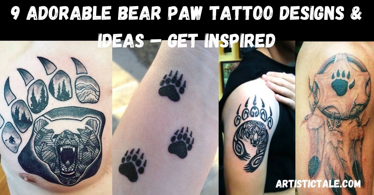 Bear Paw Tattoo Designs & Ideas
