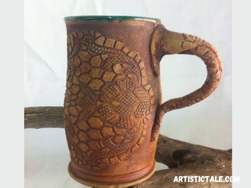 Oxide Stains Pottery Painting
