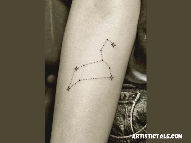 7 Amazing Leo Constellation Tattoo Designs To Get Inked - Artablic