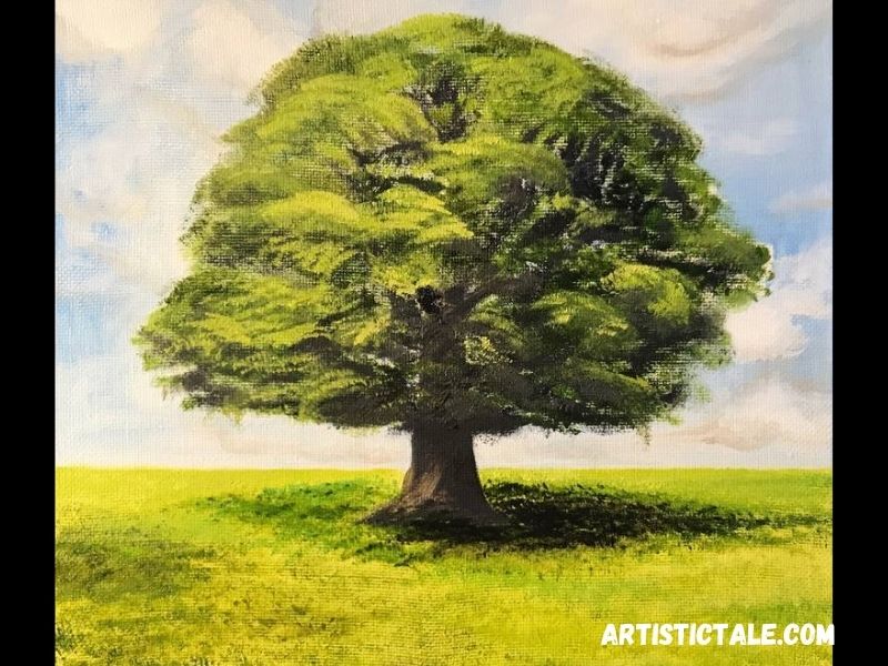 Tree Oil Painting