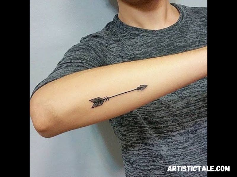 Minimalist Arrow Tattoo Design