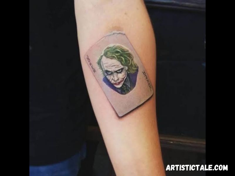 Small Joker Tattoo