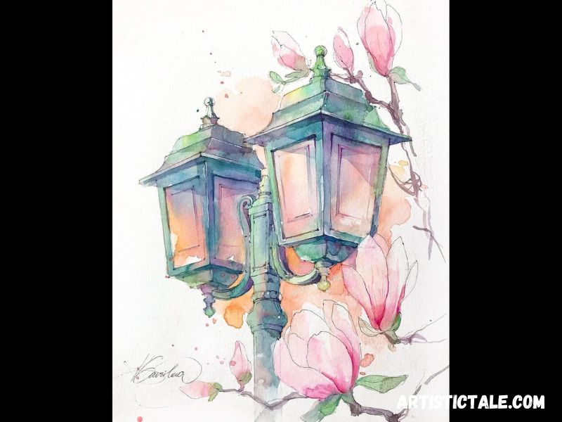 Watercolor Illustration Painting