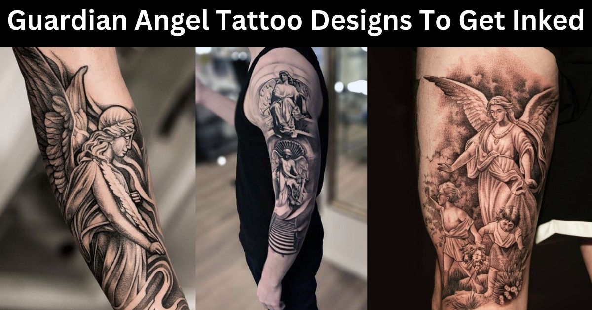 25 Beautiful Guardian Angel Tattoo Designs To Get Inked