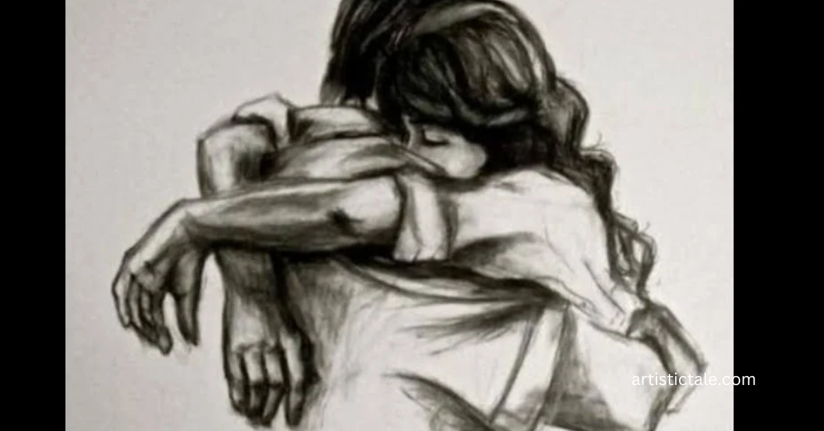 10 Easy Pencil Sketches Of Couples In Love