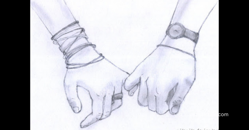 10 Easy Pencil Sketches Of Couples In Love - Artablic