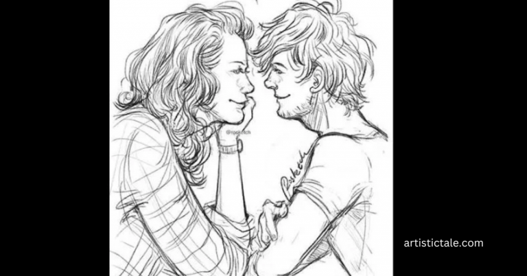 10 Easy Pencil Sketches Of Couples In Love - Artablic