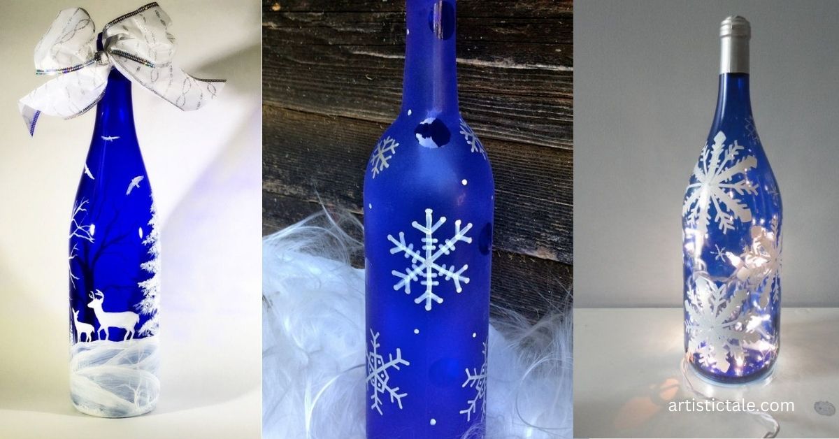 15 Amazing Wine Bottle Crafts For Christmas