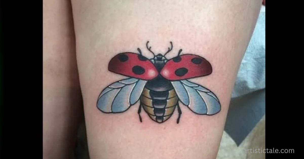Best 34 Eye-Catching Ladybug Tattoo Designs